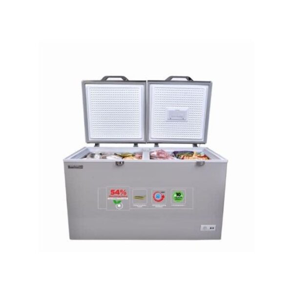 Scanfrost 400L Energy Savings Inverter Double Door Chest Freezer